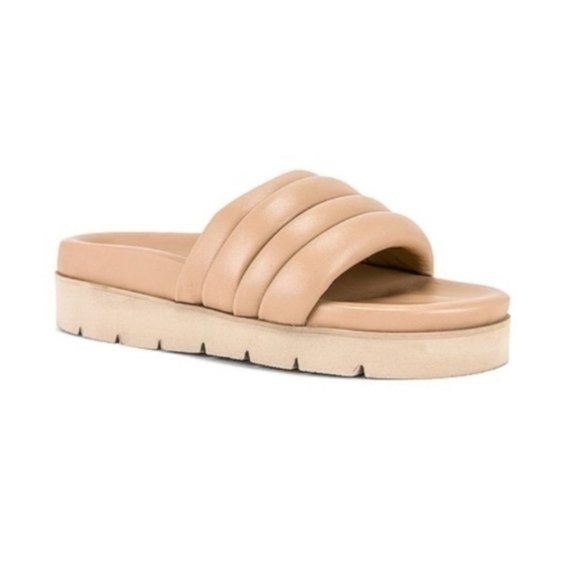 Seychelles Vibe Check Slide in Vacchetta Leather - Picture 1 of 11